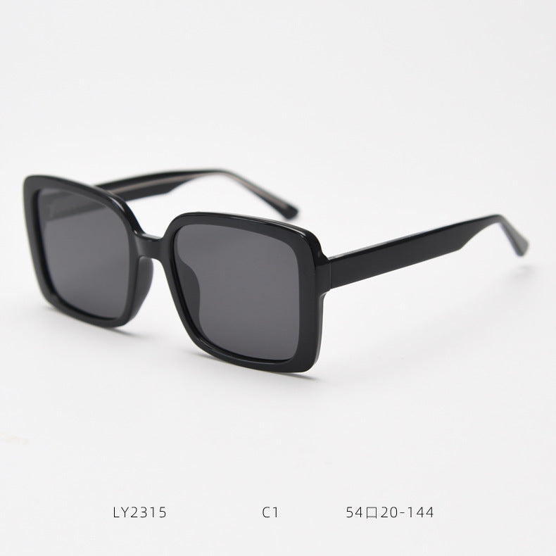 Square Frame Geometric Blue Light Sunglasses
