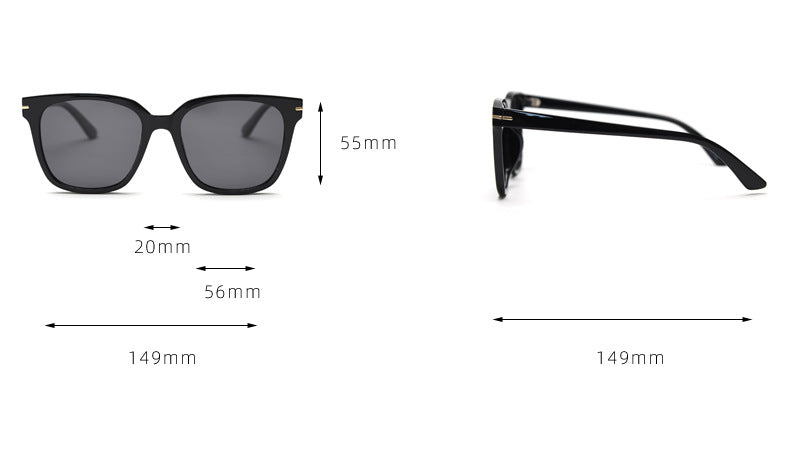 Square Travel Geometry Sunglasses