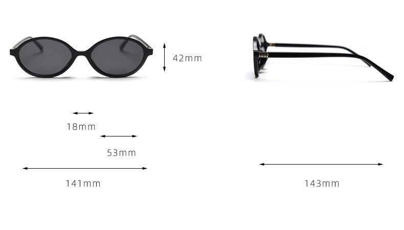 Elliptical Hip Hop Geometry Sunglasses