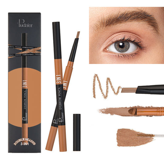 Double-ended Triangle Waterproof Eyebrow Liner