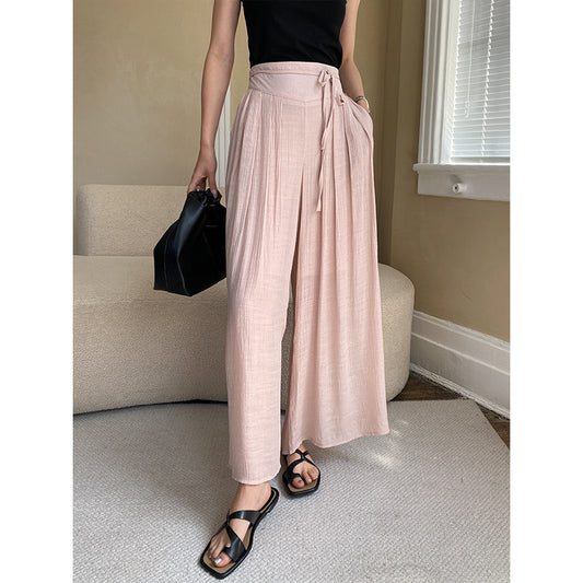 High Waist Line Thin Section Trousers