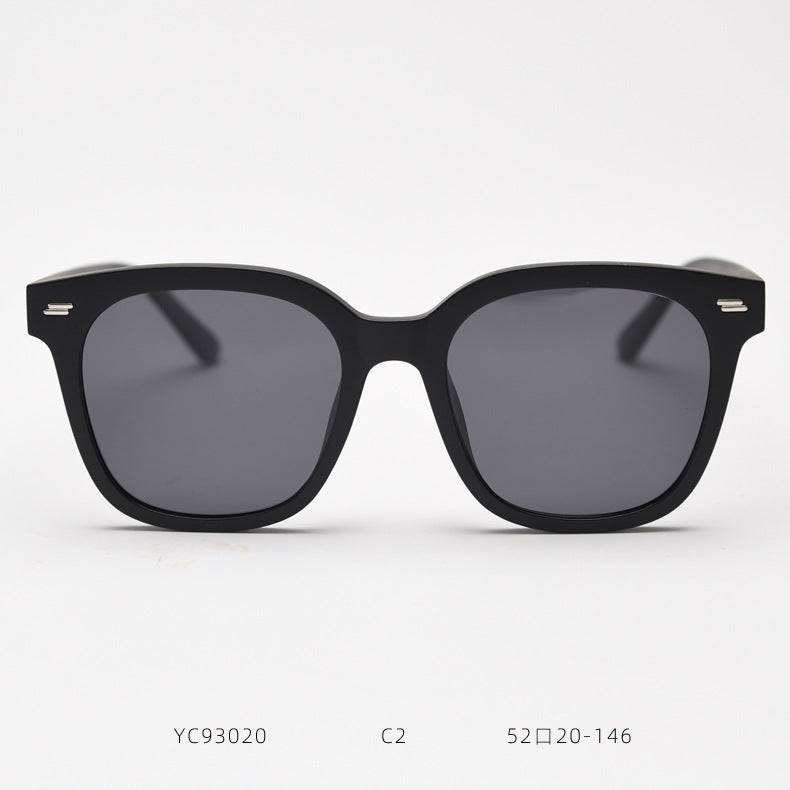 Square Polarized Geometric Sunglasses