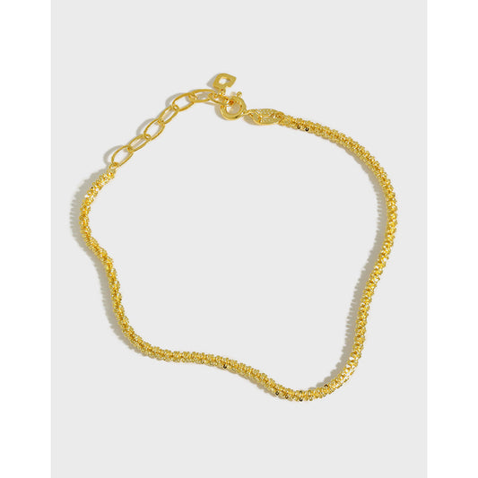 Gold Plated Pearl Minimalist Bracelet