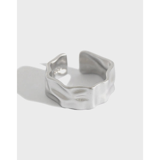 Silver Round Minimalist Ring