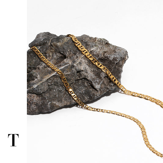 Gold Plated Geometry Minimalist Necklace