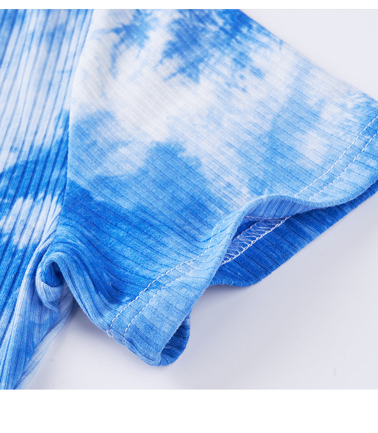 Dyer Tie-dye Printed Knit Nightie