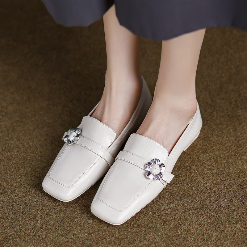 FlowersLeather Loafers