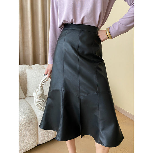Tailored Modern Slit Fishtail Skirt